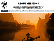 Tablet Screenshot of aboutmissions.org